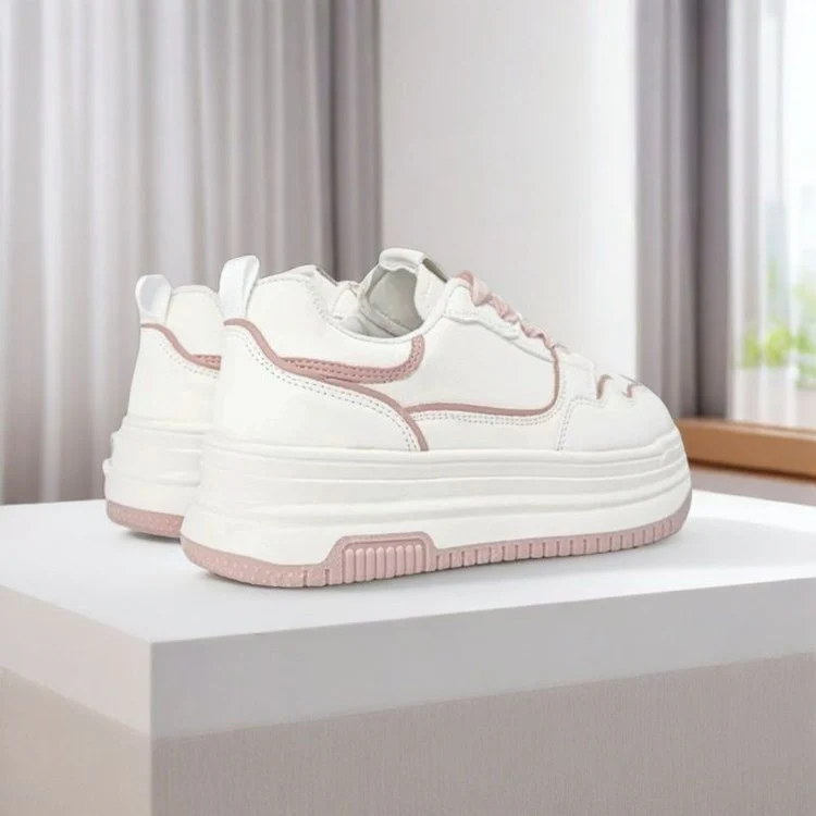 Damen Trendige Plattform-Sneaker mit eleganter Kontur und rutschfester Sohle Heidi Mode - Image 3