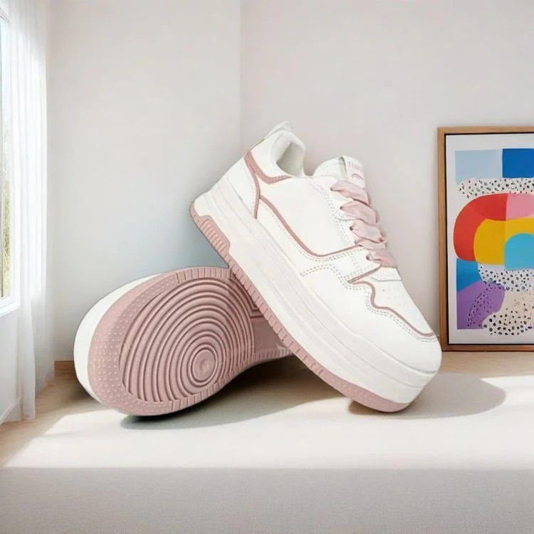 Damen Trendige Plattform-Sneaker mit eleganter Kontur und rutschfester Sohle Heidi Mode - Image 4