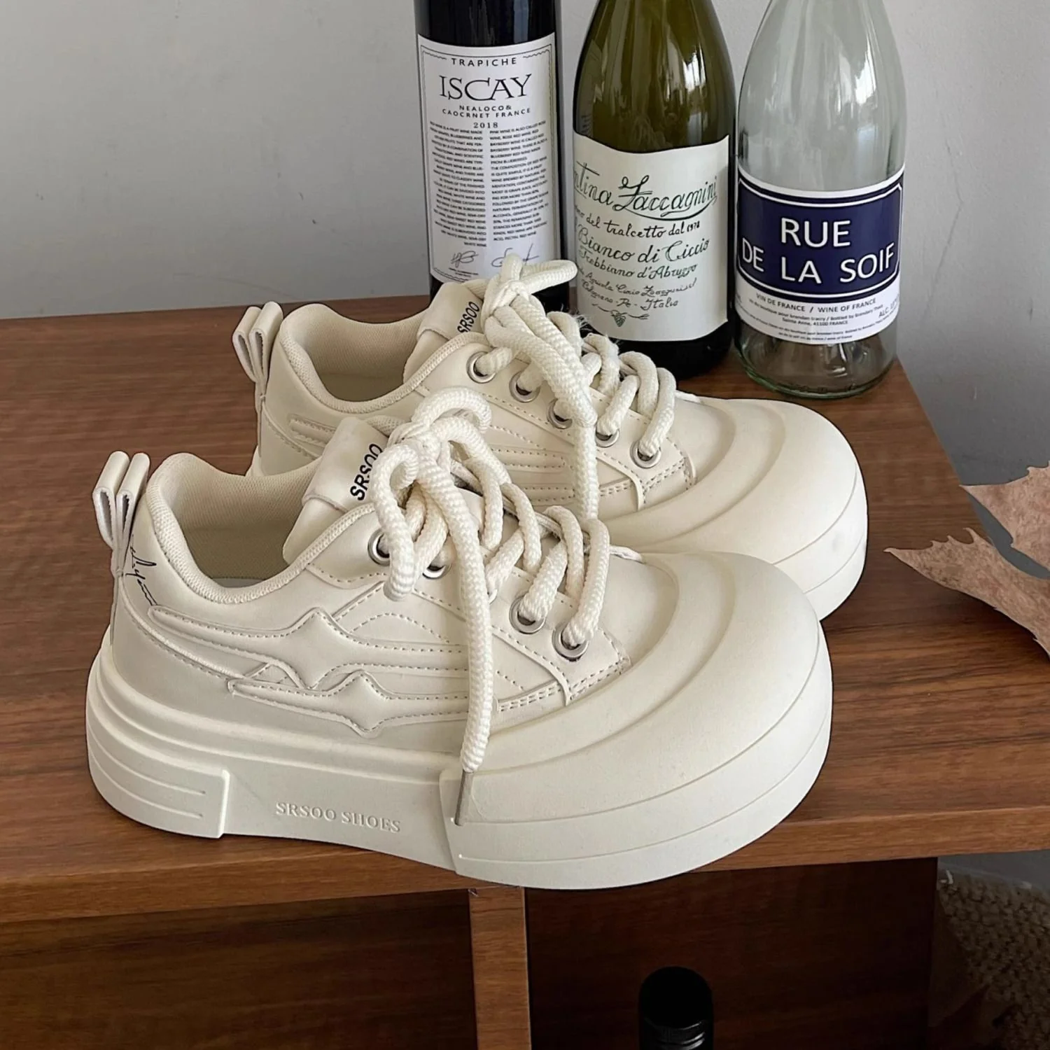 Damen Trendige Plattform Sneakers mit extra dämpfender Sohle und atmungsaktivem Obermaterial Heidi Mode - Image 4
