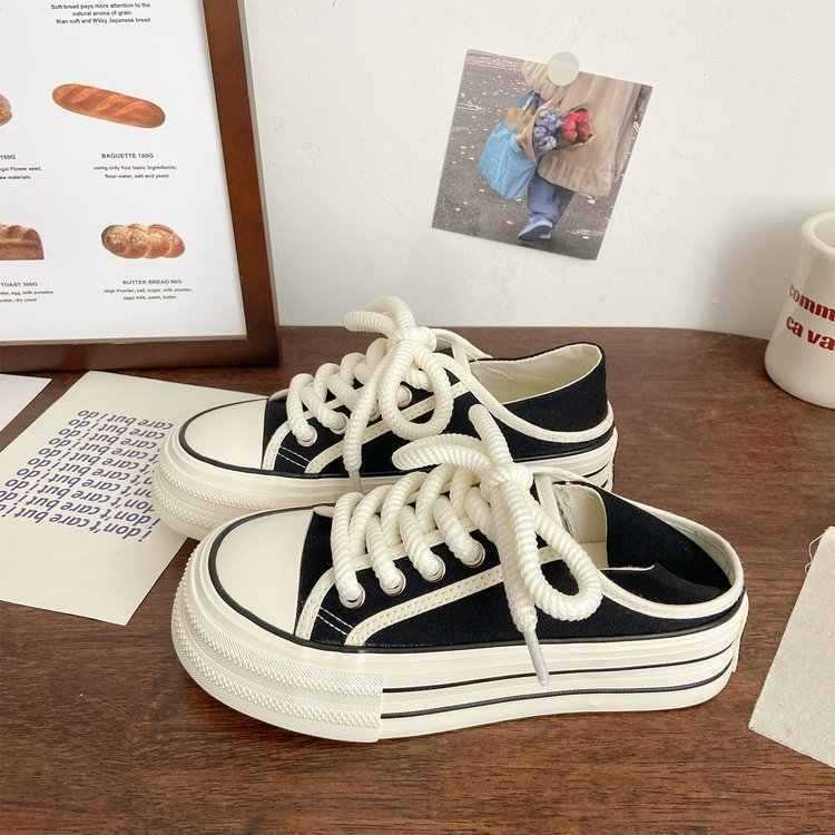 Damen trendige Slip-On Sneakers mit dicker Sohle Heidi Mode - Image 7