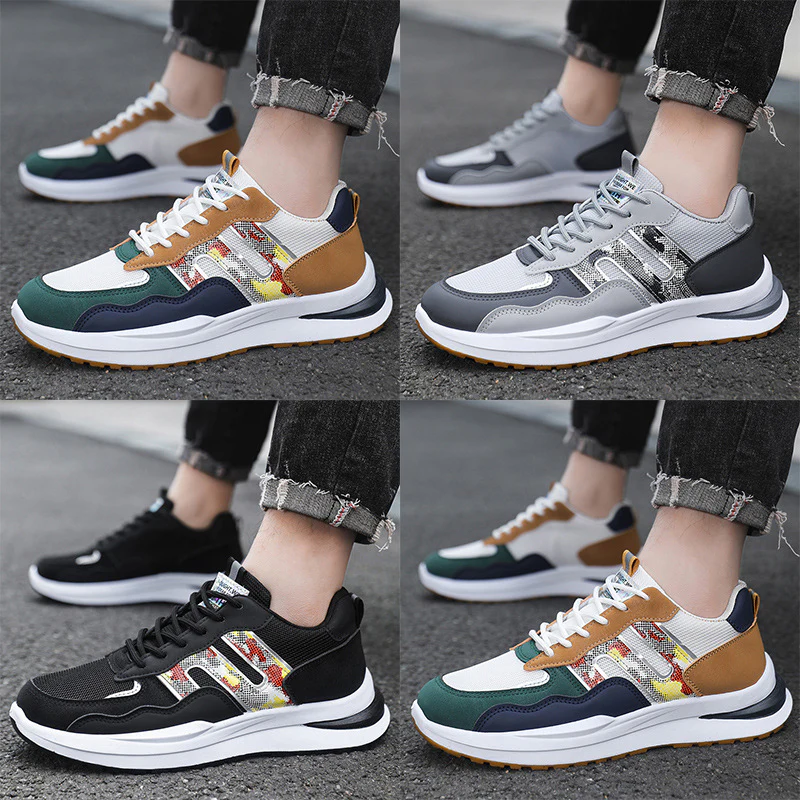Damen Trendige Sneaker mit atmungsaktivem Obermaterial und stoßdämpfender Sohle Heidi Mode - Image 4