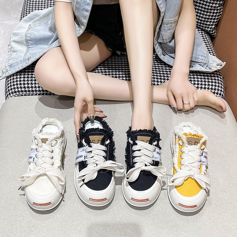 Damen Trendige Sneaker mit kuscheligem Innenfutter und einzigartigem Obermaterial Heidi Mode - Image 3