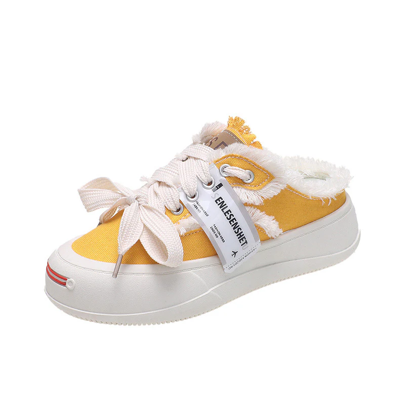 Damen Trendige Sneaker mit kuscheligem Innenfutter und einzigartigem Obermaterial Heidi Mode - Image 5