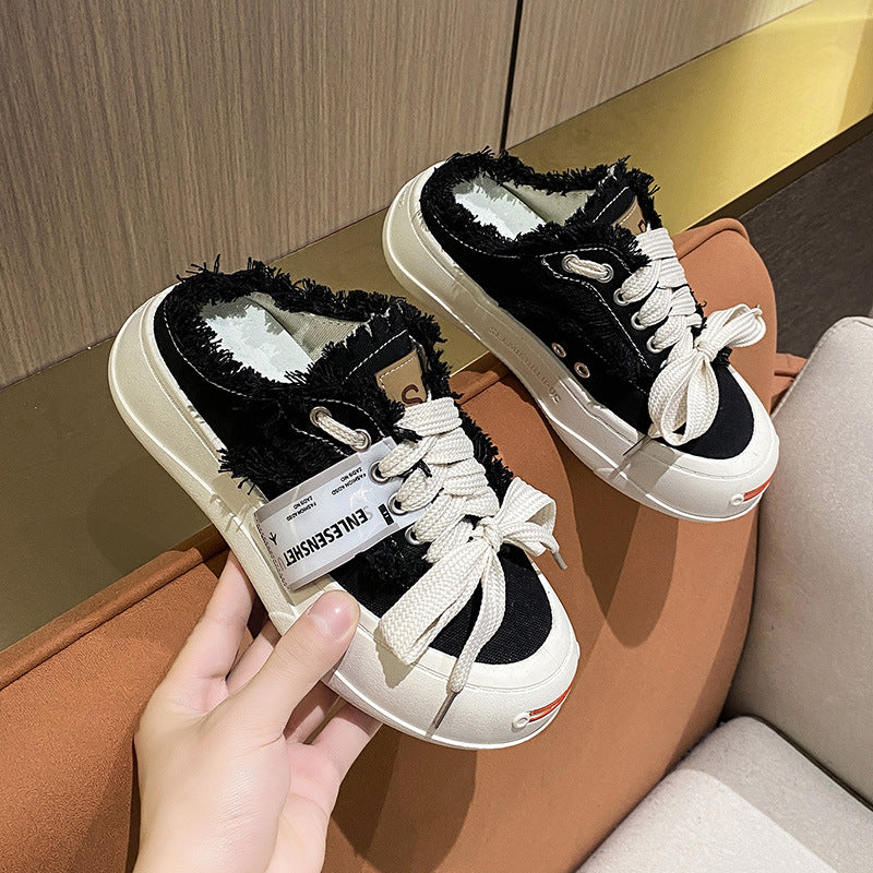 Damen Trendige Sneaker mit kuscheligem Innenfutter und einzigartigem Obermaterial Heidi Mode - Image 7