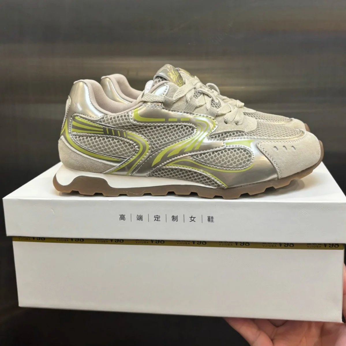 Damen Trendige Sneakers mit atmungsaktivem Mesh-Obermaterial und komfortabler Dämpfung Heidi Mode - Image 3