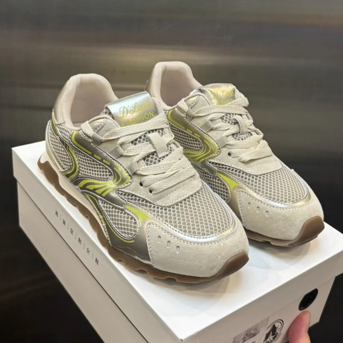 Damen Trendige Sneakers mit atmungsaktivem Mesh-Obermaterial und komfortabler Dämpfung Heidi Mode - Image 4