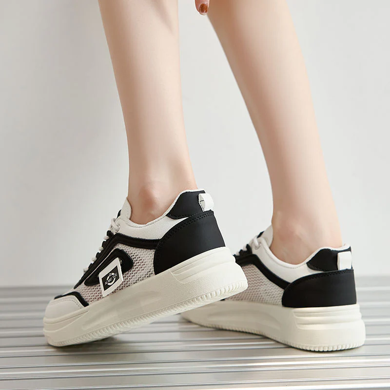 Damen trendige Sneakers mit atmungsaktivem Obermaterial und sportlichem Design Heidi Mode - Image 3