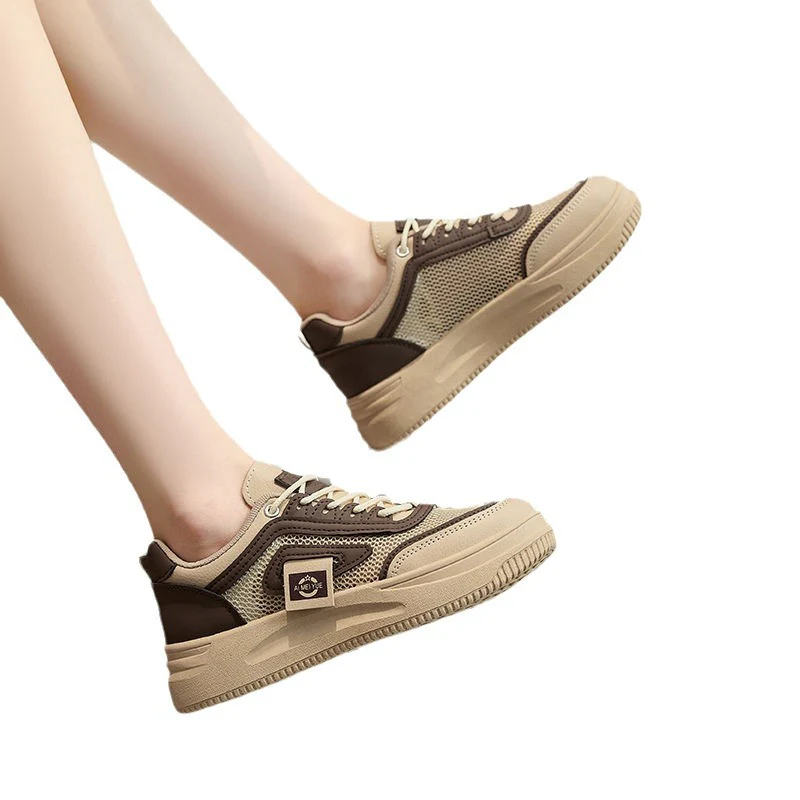 Damen trendige Sneakers mit atmungsaktivem Obermaterial und sportlichem Design Heidi Mode - Image 5