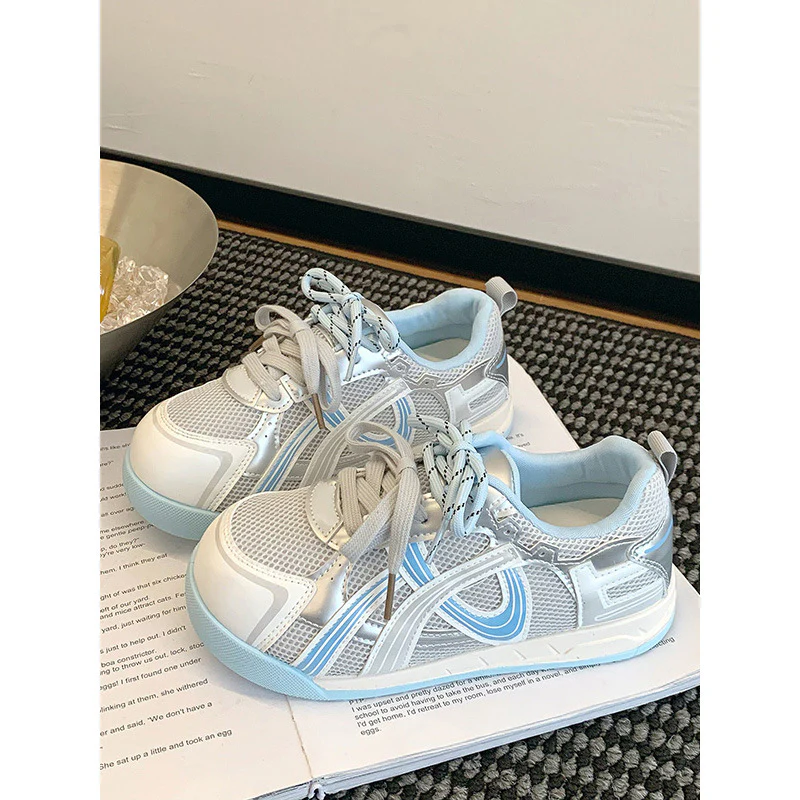 Damen Trendige Sneakers mit atmungsaktiver Mesh-Oberfläche und komfortabler Dämpfung Heidi Mode - Image 7