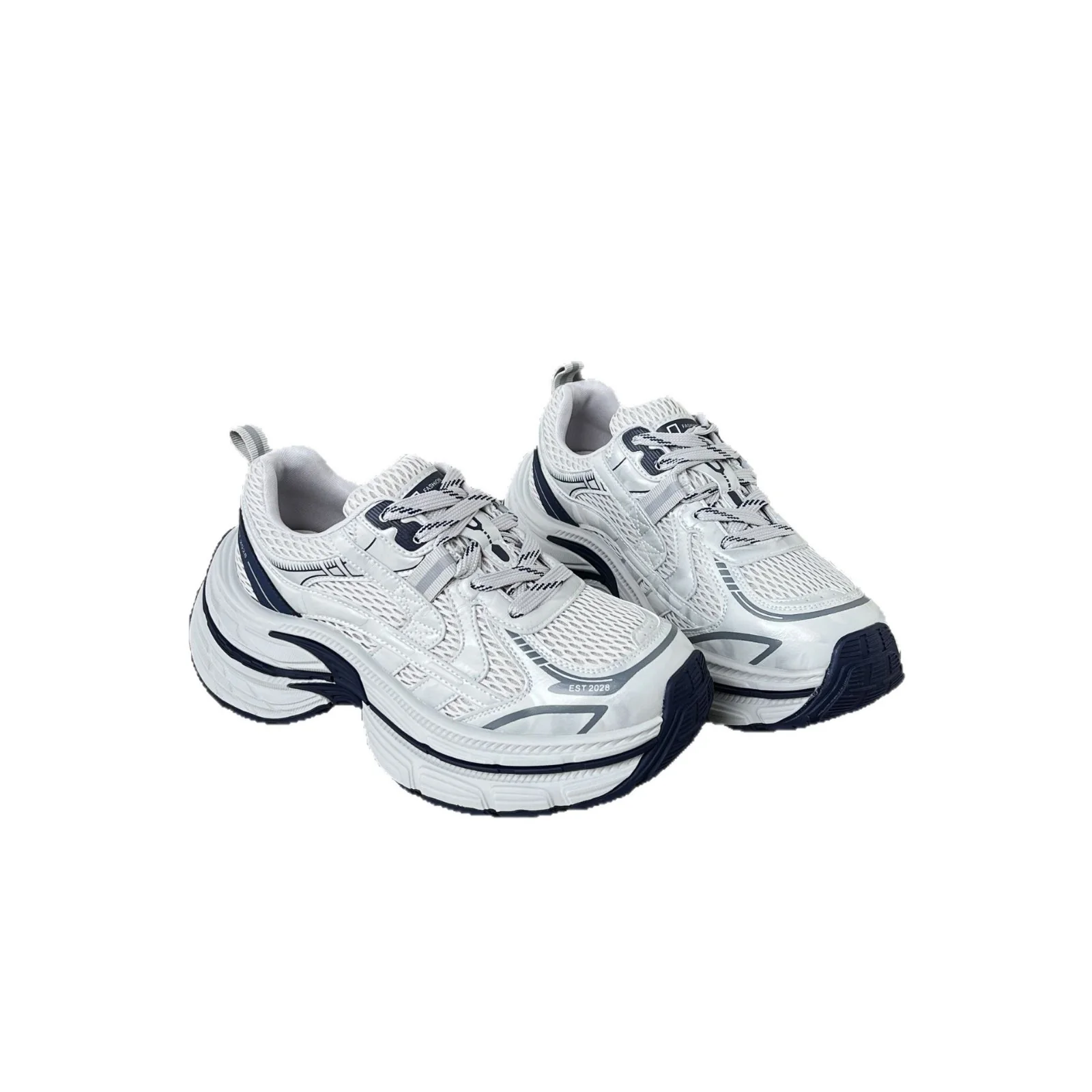 Damen trendige Sneakers mit ausgeglichener Dämpfung und atmungsaktiver Mesh-Oberfläche Heidi Mode - Image 5