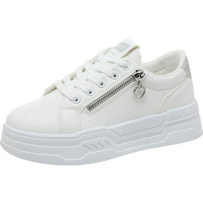 Damen trendige Sneakers mit modischem Reißverschluss und komfortabler Sohle Heidi Mode - Image 5