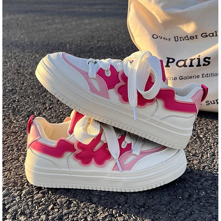 Damen Trendige Sneakers mit verspieltem Blüten-Design und bequemer Sohle Heidi Mode - Image 7