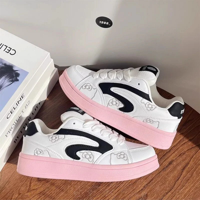 Damen Trendige Sneakers mit verspieltem Design und atmungsaktiver Netzstruktur Heidi Mode - Image 6