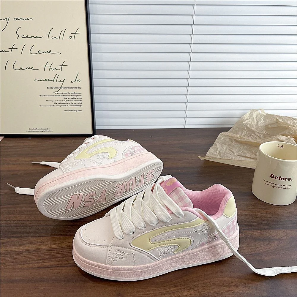 Damen Trendige Sneakers mit verspieltem Design und atmungsaktiver Netzstruktur Heidi Mode - Image 7