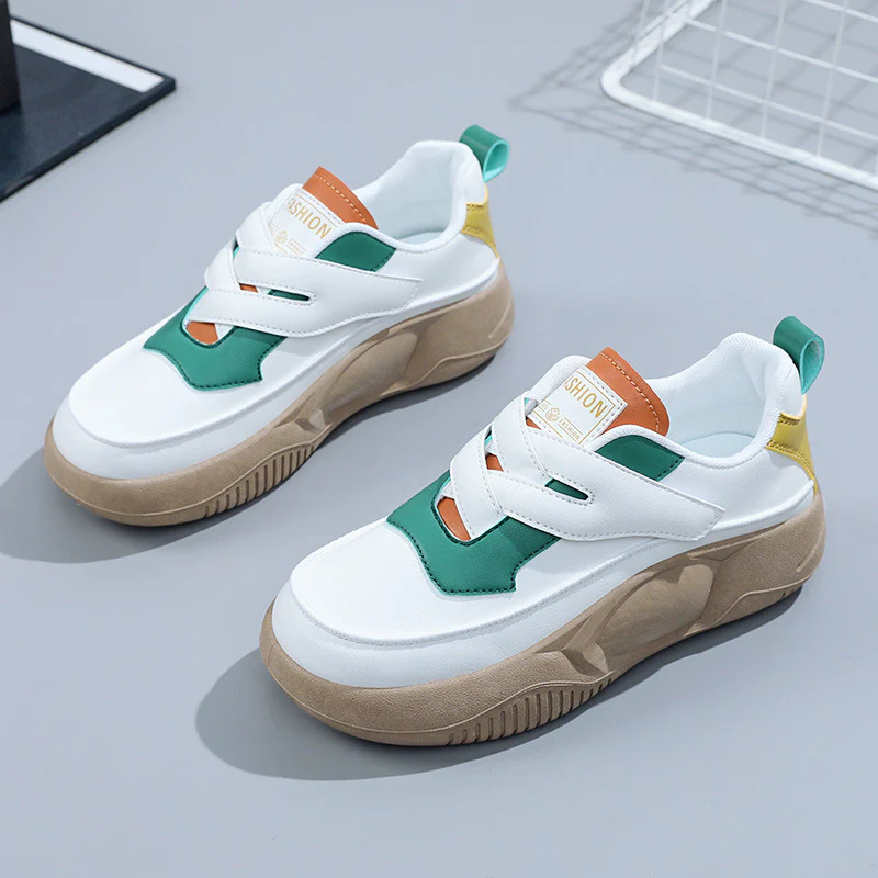 Damen trendige Sneakers mit verstärktem Knöchel und elastischem Riemensystem Heidi Mode - Image 6