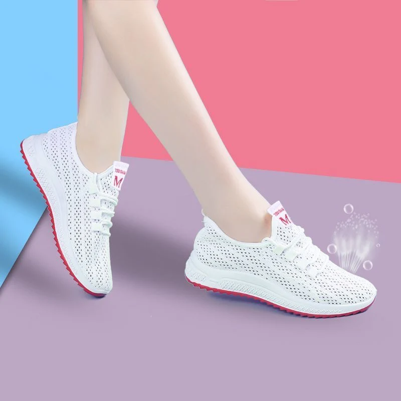 Damen trendige Sport Sneakers mit atmungsaktivem Strick-Obermaterial Heidi Mode - Image 6