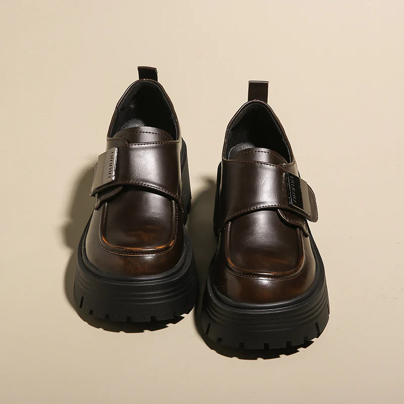 Damen Trendige Stiefeletten mit robuster Profilsohle und modischem Riemenverschluss Heidi Mode