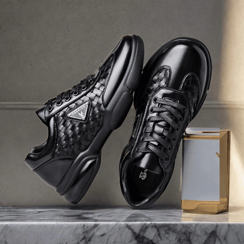 Damen Trendige und bequeme Sneakers mit geflochtenem Obermaterial Heidi Mode - Image 3