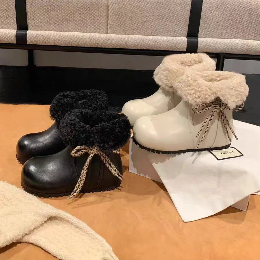 Damen Trendige Winterboots mit kuscheligem Innenfutter und stylischer Schnürung Heidi Mode - Image 4