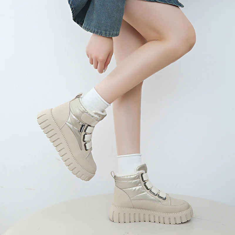 Damen Trendige Winterstiefel mit gepolsterter Innensohle und rutschfester Profilsohle Heidi Mode - Image 3