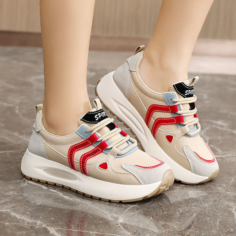 Damen trendy Sneakers mit hoher Dämpfung und atmungsaktivem Mesh-Obermaterial Heidi Mode - Image 4