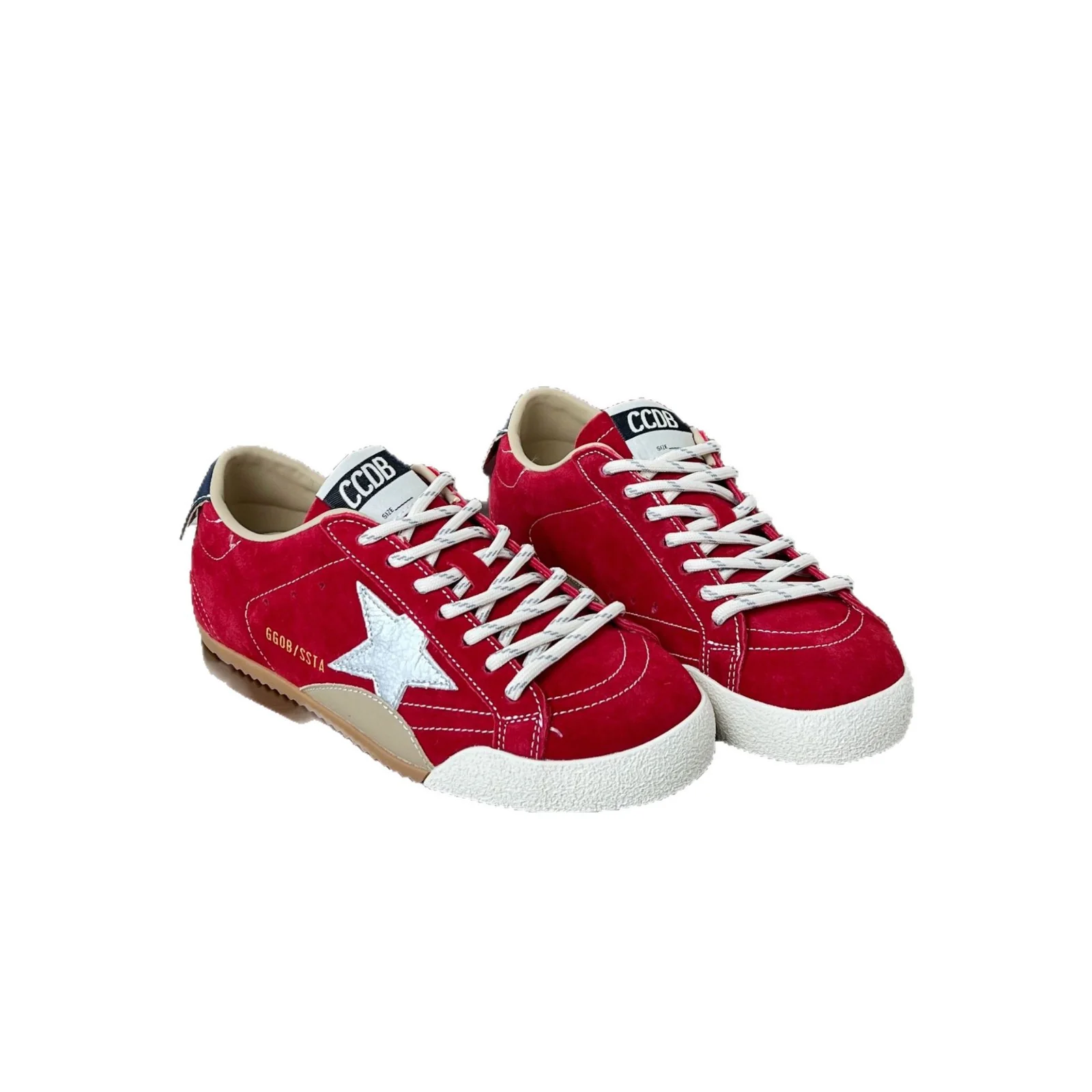 Damen Veloursleder Sneakers mit reflektierenden Akzenten und bequemer Sohle Heidi Mode - Image 5