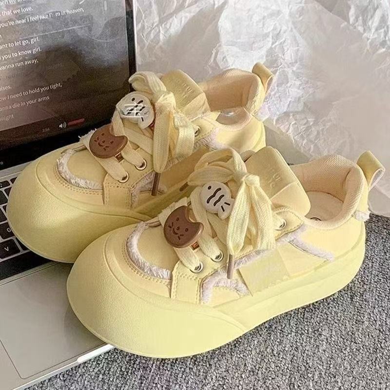 Damen Verspielte Chunky Sneakers mit lustigen Tierapplikationen und bequemer Sohle Heidi Mode - Image 2