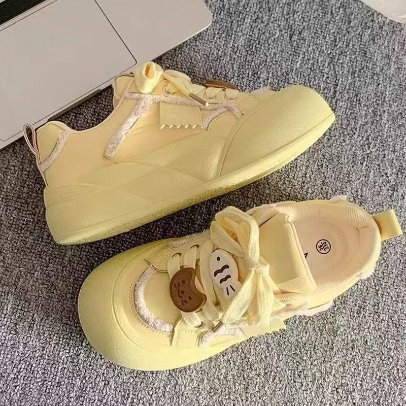 Damen Verspielte Chunky Sneakers mit lustigen Tierapplikationen und bequemer Sohle Heidi Mode - Image 4