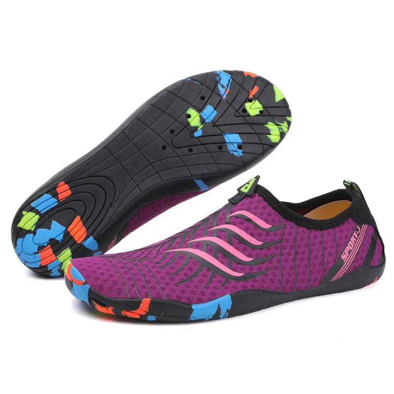 Damen Vielseitige Aqua-Badeschuhe mit rutschfester Sohle und flexibler Passform Heidi Mode - Image 10