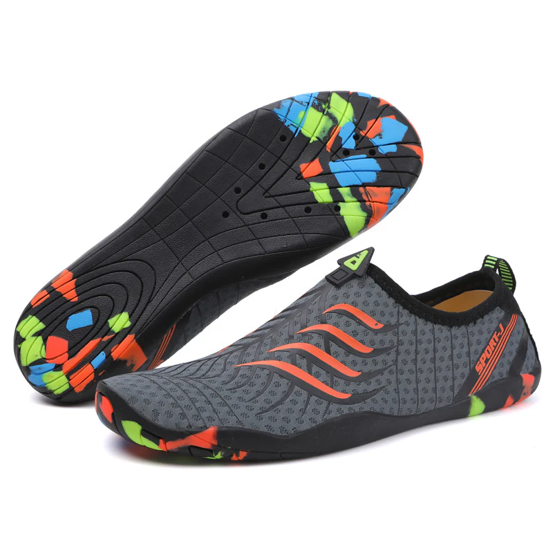 Damen Vielseitige Aqua-Badeschuhe mit rutschfester Sohle und flexibler Passform Heidi Mode - Image 3