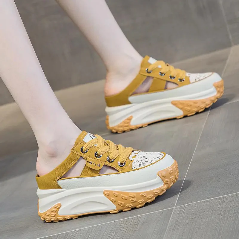 Damen vielseitige Sneaker mit offener Ferse und rutschfester Sohle Heidi Mode - Image 3