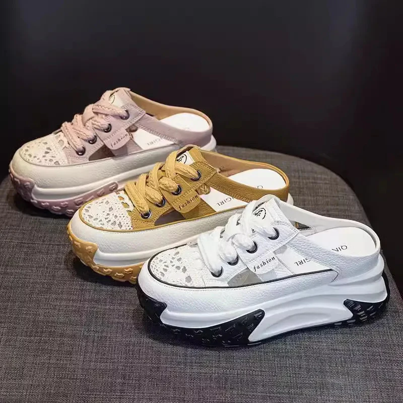 Damen vielseitige Sneaker mit offener Ferse und rutschfester Sohle Heidi Mode - Image 4