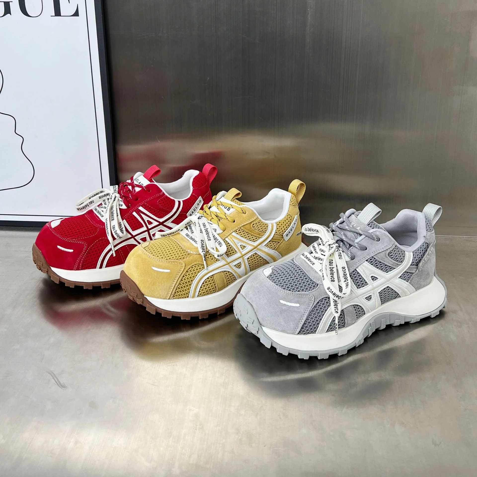 Damen vielseitige Sport Sneakers mit atmungsaktivem Mesh und robustem Obermaterial Heidi Mode - Image 3