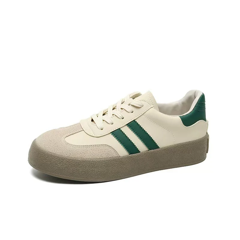Damen Vintage Sneakers mit strukturiertem Obermaterial und dämpfender Sohle Heidi Mode - Image 7