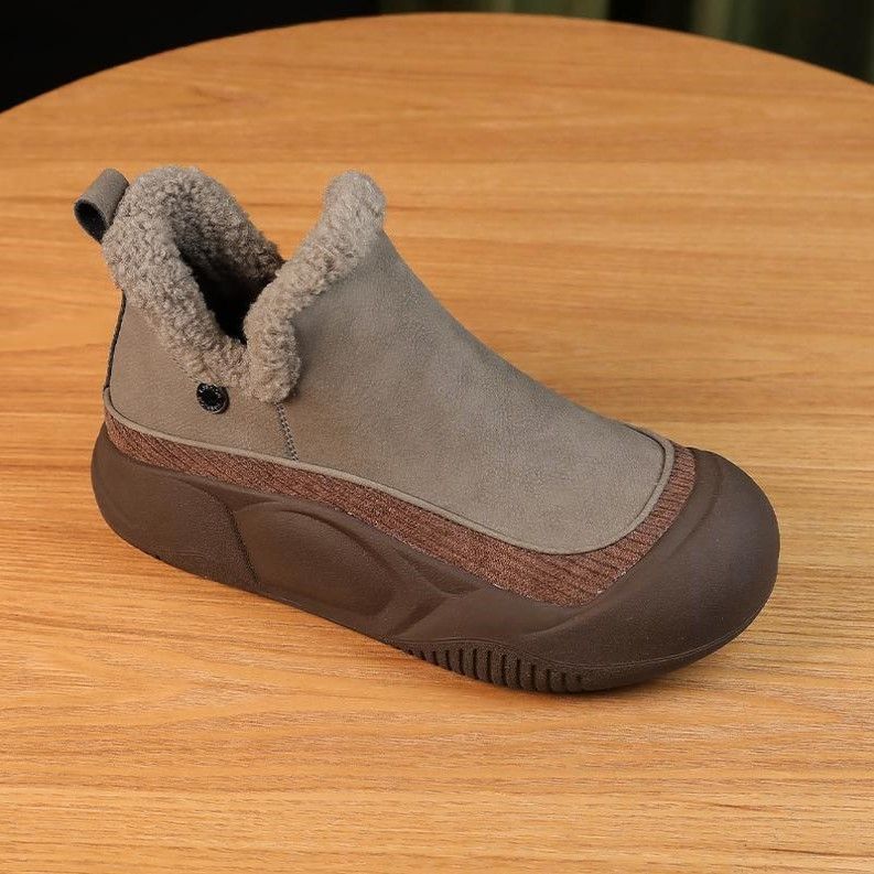 Damen warme Clogs mit komfortabler Fleece-Innensohle und robustem Profil Heidi Mode - Image 2