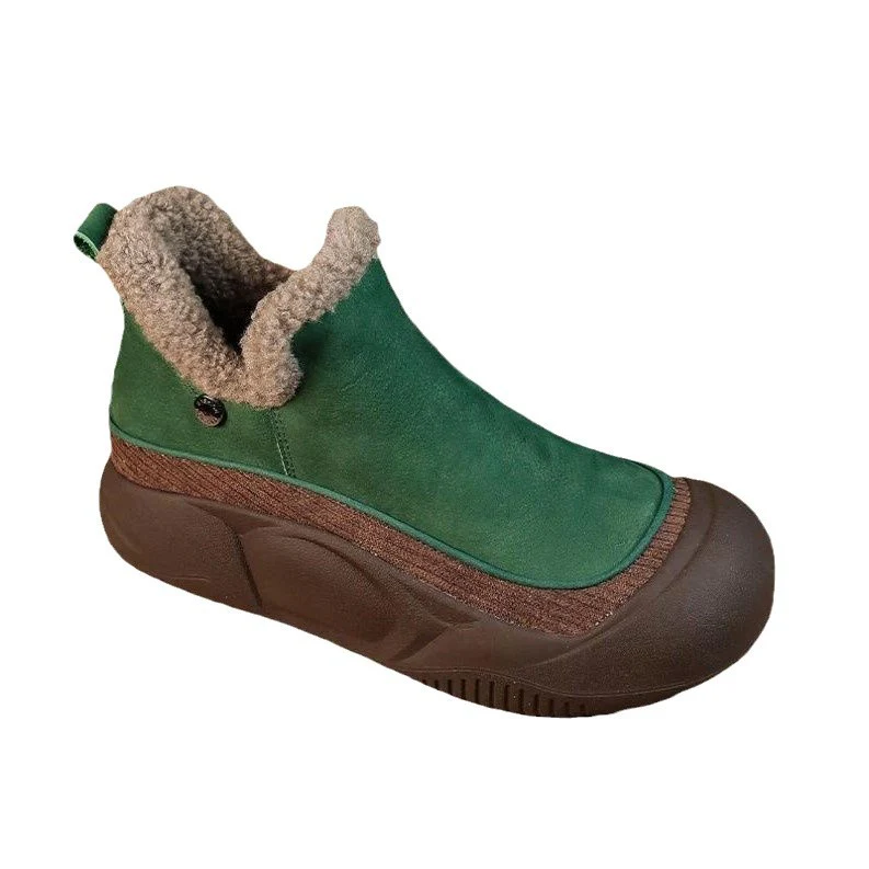 Damen warme Clogs mit komfortabler Fleece-Innensohle und robustem Profil Heidi Mode - Image 5