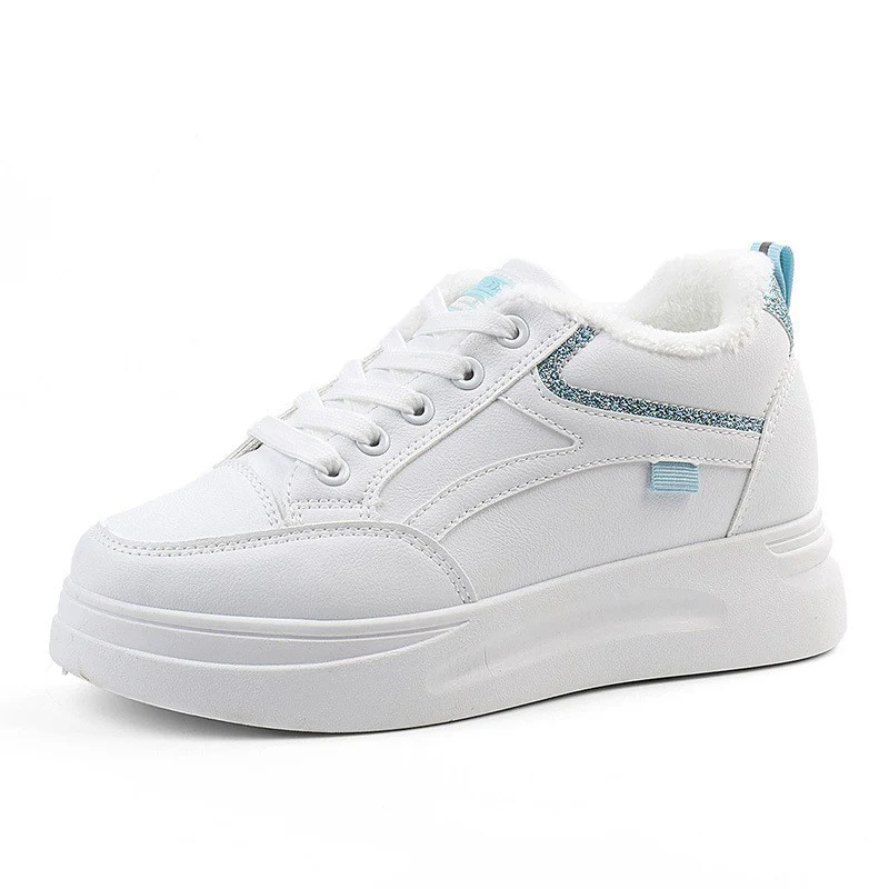Damen warme High-Top Sneaker mit kuscheligem Innenfutter und rutschfester Sohle Heidi Mode