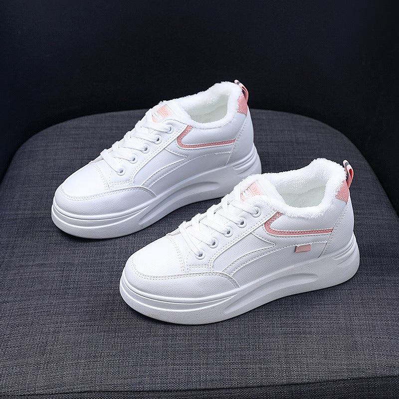 Damen warme High-Top Sneaker mit kuscheligem Innenfutter und rutschfester Sohle Heidi Mode - Image 5