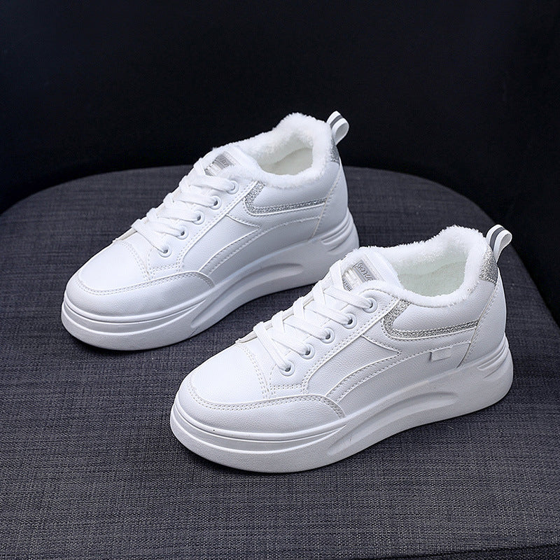 Damen warme High-Top Sneaker mit kuscheligem Innenfutter und rutschfester Sohle Heidi Mode - Image 7
