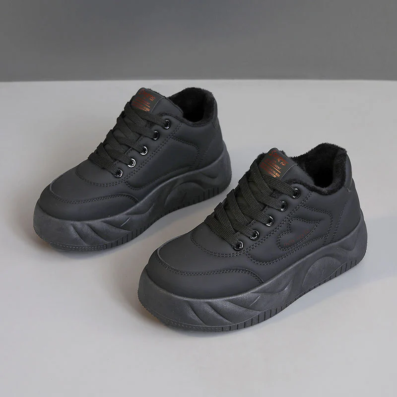 Damen warme High-Top Sneakers mit dämpfendem Innenfutter und rutschfester Laufsohle Heidi Mode - Image 7