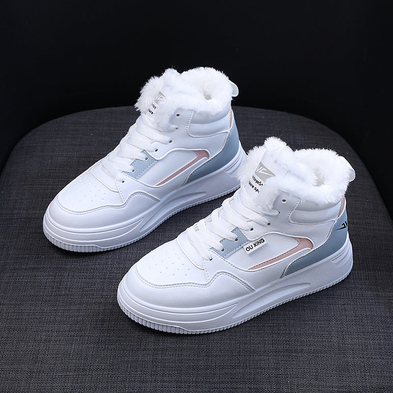 Damen warme High-Top Sneakers mit kuscheligem Innenfutter Heidi Mode - Image 5