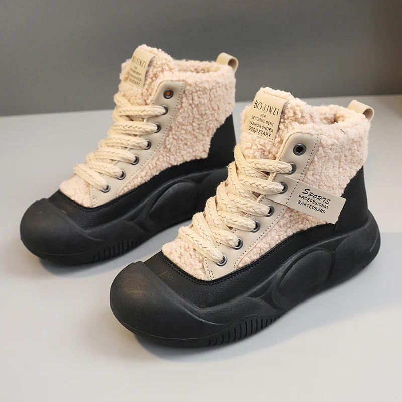 Damen warme High-Top Stiefel mit kuscheligem Innenfutter und rutschfester Sohle Heidi Mode - Image 6