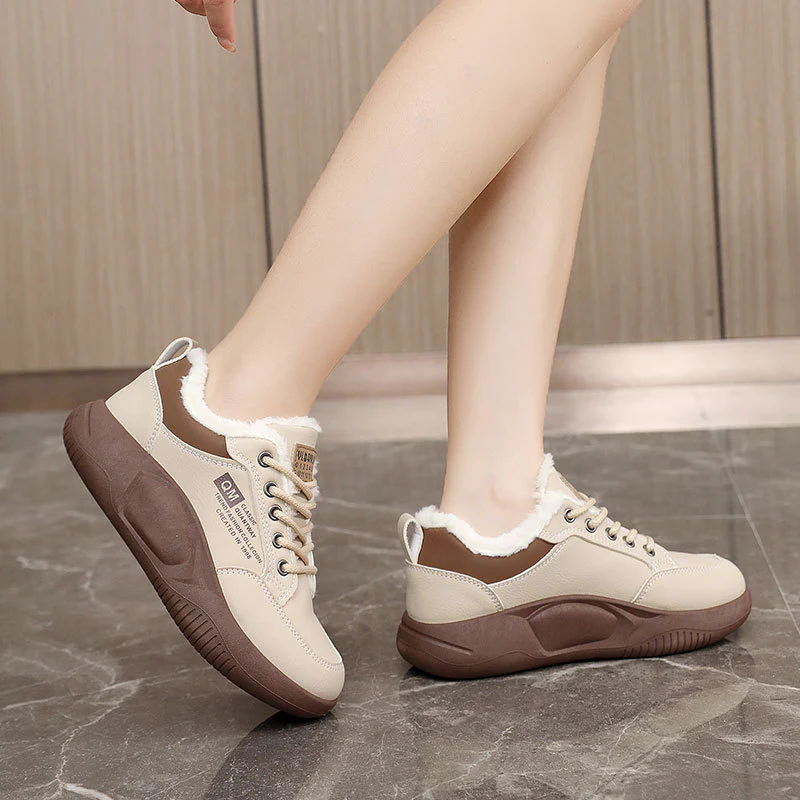 Damen warme Winter Sneakers mit weichem Fleece-Futter Heidi Mode - Image 3