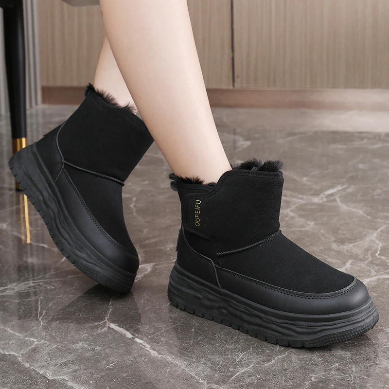 Damen warme Winterboots mit kuscheligem Innenfutter und robustem Profil Heidi Mode - Image 3