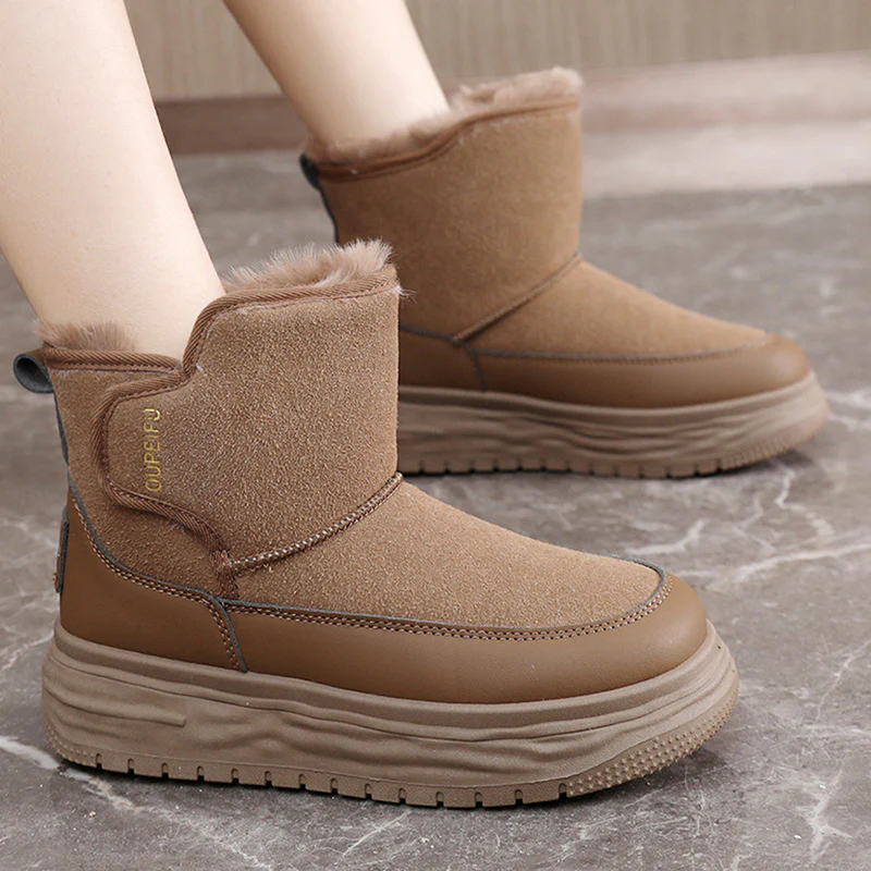 Damen warme Winterboots mit kuscheligem Innenfutter und robustem Profil Heidi Mode - Image 4
