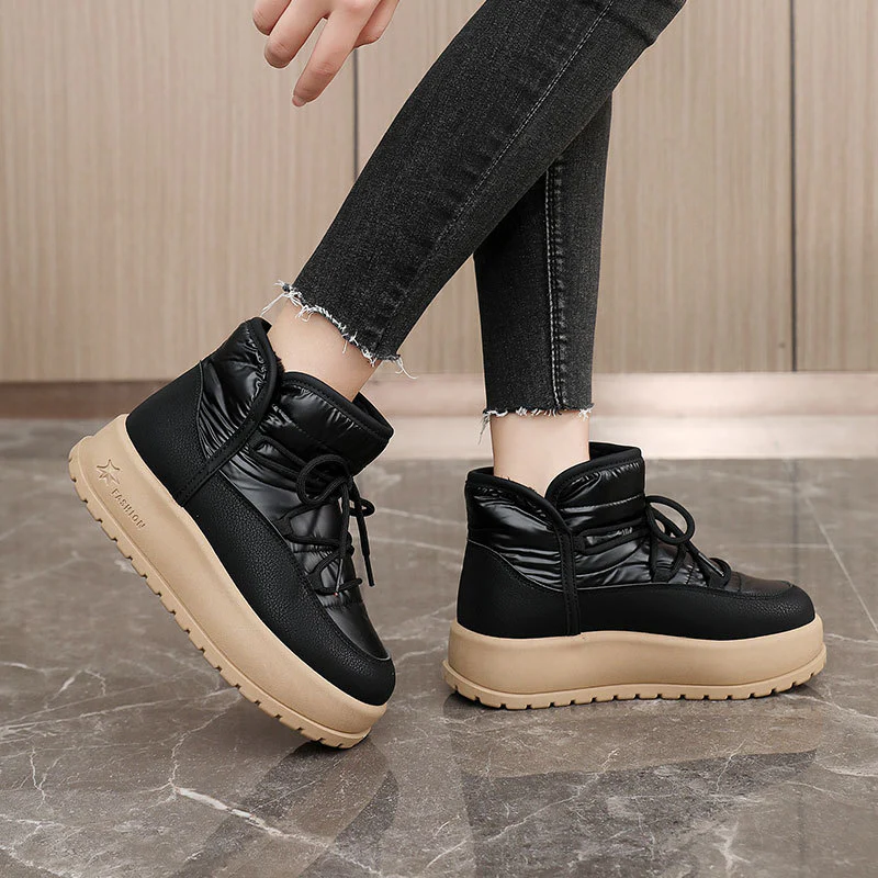 Damen warme Winterboots mit wasserdichtem Obermaterial und isolierendem Innenfutter Heidi Mode - Image 3