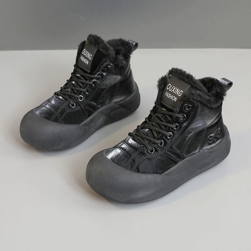 Damen warme Winterschuhe mit kuscheligem Innenfutter und rutschfester Sohle Heidi Mode - Image 8