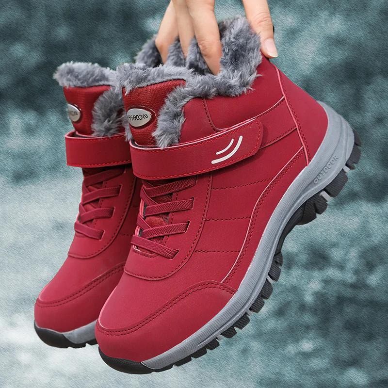 Damen warme Winterstiefel mit dämpfendem Innenfutter und rutschfester Sohle Heidi Mode - Image 3