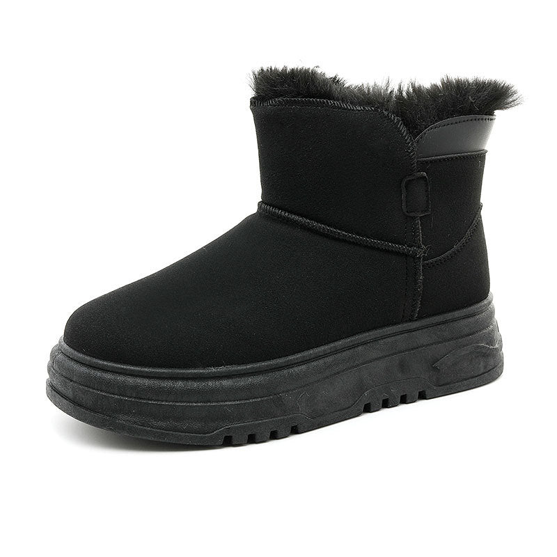 Damen warme Winterstiefel mit flauschigem Kunstfellrand und rutschfester Sohle Heidi Mode - Image 5
