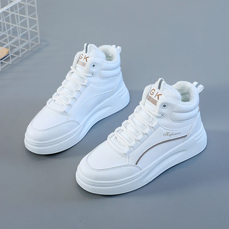 Damen Warmgefütterte High-Top Sneakers Heidi Mode - Image 2